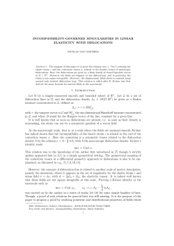 INCOMPATIBILITY-GOVERNED SINGULARITIES IN LINEAR