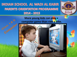 2015 Class II Computer Tools - Indian School Al Wadi Al Kabir