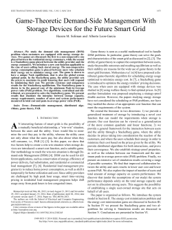 Game-Theoretic Demand-Side Management With