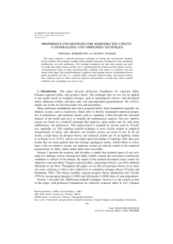 preference foundations for nonexpected utility: a generalized and