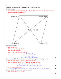 A=(0,0) B=(u1,0) C=(u2,u3) D=(x1,y1) N = (x2,y2)