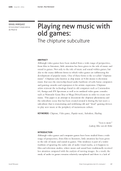 Playing new music with old games: