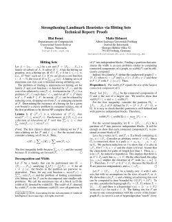 Strengthening Landmark Heuristics via Hitting Sets