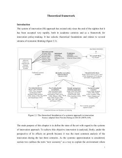 Theoretical framework - Interactive and Cooperative Technologies Lab