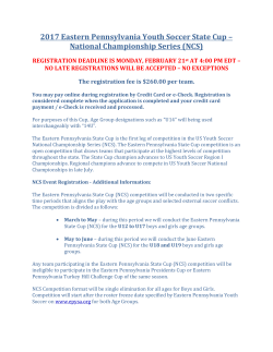 2017 Eastern Pennsylvania Youth Soccer State Cup &ndash; National