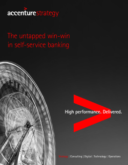 The untapped win-win in self-service banking