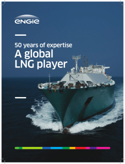 A global LNG player &bull; ENGIE