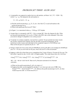 Problem Set 3