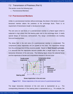 7.2 Transmission of Prestress (Part II)