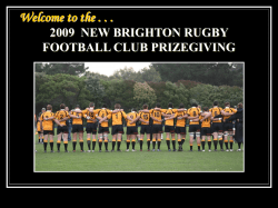 2009 Prize winners - New Brighton Rugby