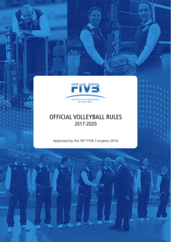 official volleyball rules