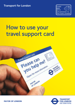 How to you use your travel support card