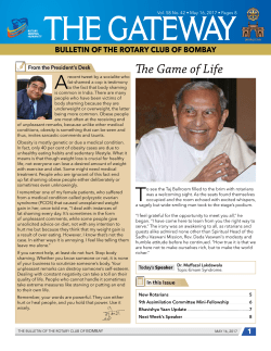 The Game of Life - Rotary Club of Bombay