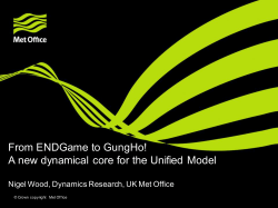 From ENDGame to GungHo, Nigel Wood - IS-ENES