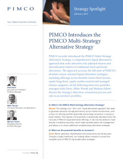PIMCO Introduces the PIMCO Multi
