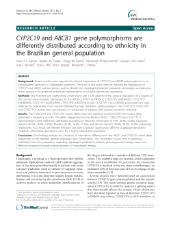 CYP2C19 and ABCB1 gene polymorphisms are