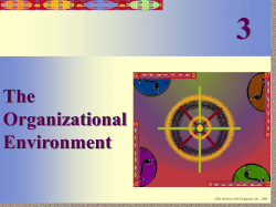 Organizational Environment