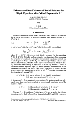 Existence and non-existence of radial solutions for elliptic equations