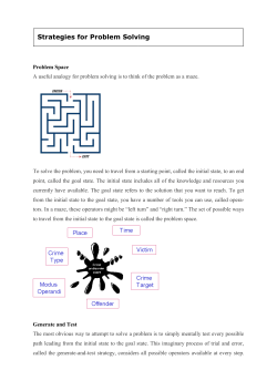 Strategies for Problem Solving