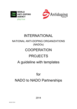 authorised international doping control officer - World Anti