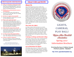 lights, cameras, play ball!