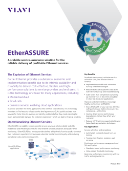 EtherASSURE - Viavi Solutions Inc.