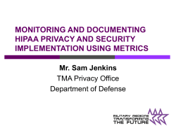 MHS HIPAA Metrics