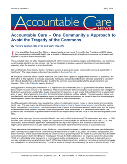 Accountable Care - Institute for Clinical Systems Improvement