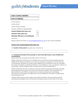 from the office of the president