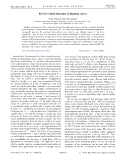 Effective Band Structure of Random Alloys