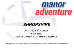 Manor Adventure Shropshire