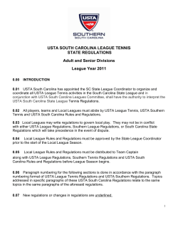 Adult and Senior Divisions