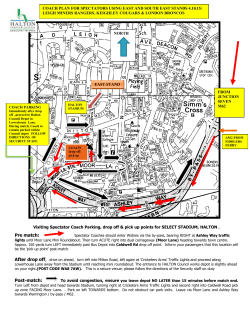 Spectator Coach Parking Plan &ndash; East End of