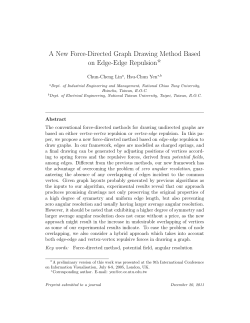A New Force-Directed Graph Drawing Method Based on Edge