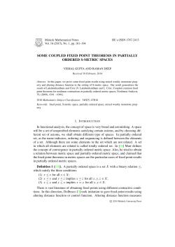 some coupled fixed point theorems in partially ordered s
