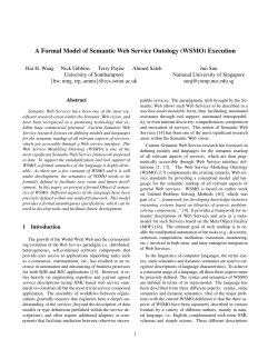 A Formal Model of Semantic Web Service Ontology (WSMO)