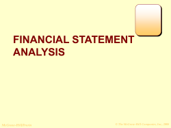 Part 1 - Financial Analysis
