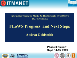 FLoWS overview and summary