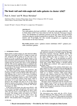 The head-tail and wide-angle-tail radio galaxies in cluster A3627