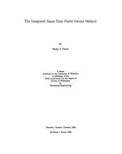 The Integrated Space-Time Finite Volume Met hod