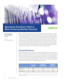 Maximize Distillate Yield to Meet Growing Market Demand
