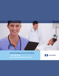 Enteral Feeding Product Catalog View Catalog