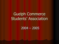 Guelph Commerce Students` Association