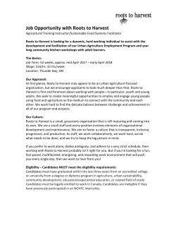 File - Roots to Harvest