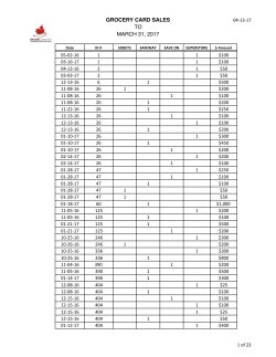 Grocery Card Sales to MAR 31 2017.xlsx