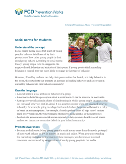 Social Norms for Students