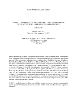 Product Differentiation, Multi-product Firms and Estimating the