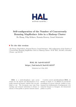 Self-configuration of the Number of Concurrently Running
