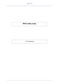RPAS safety study