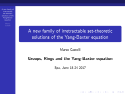 A new family of irretractable set-theoretic solutions of the Yang